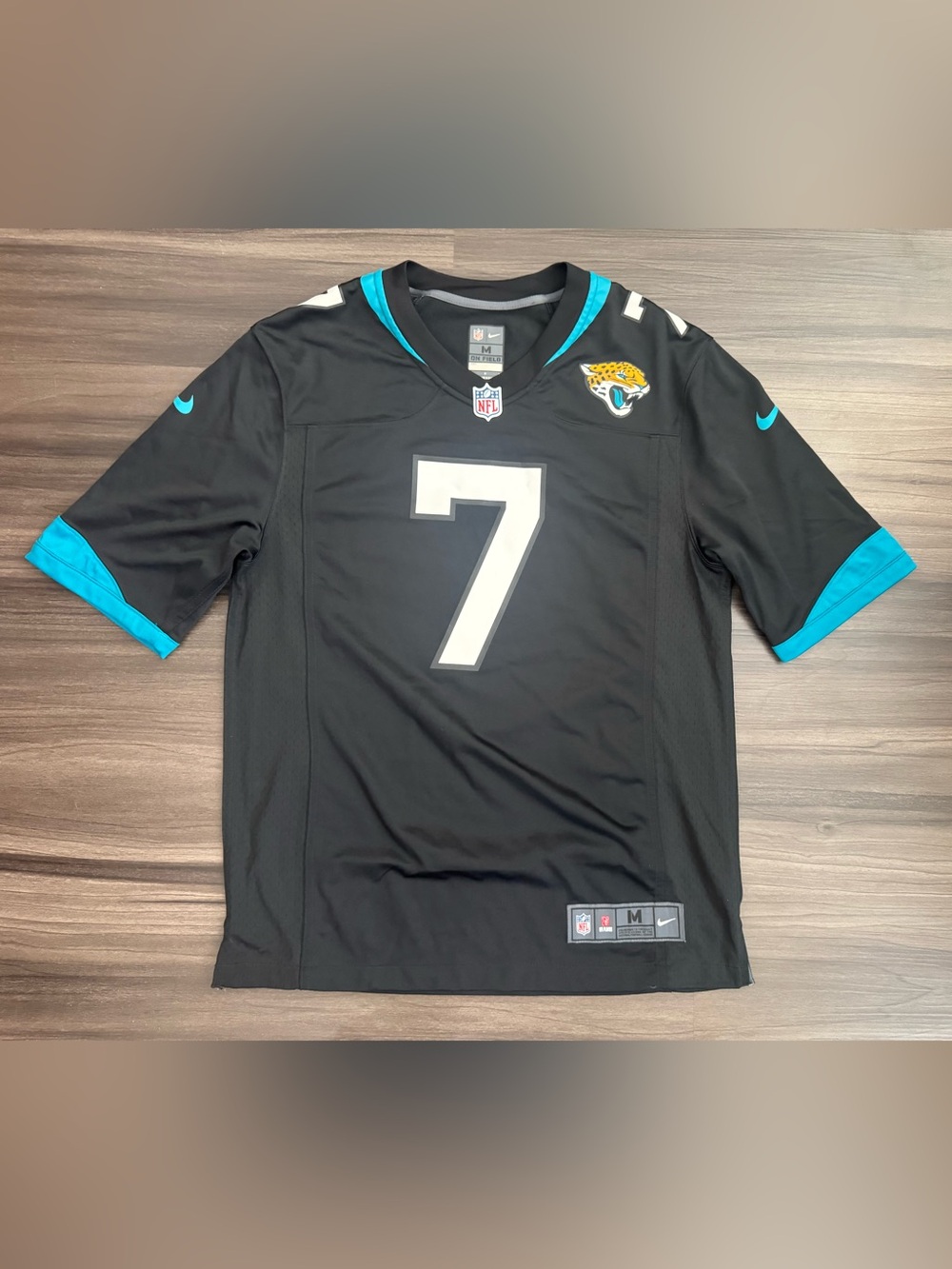 Nike Jacksonville Jaguars Nick Foles #7 NFL On Field Game Home Jersey Men Medium